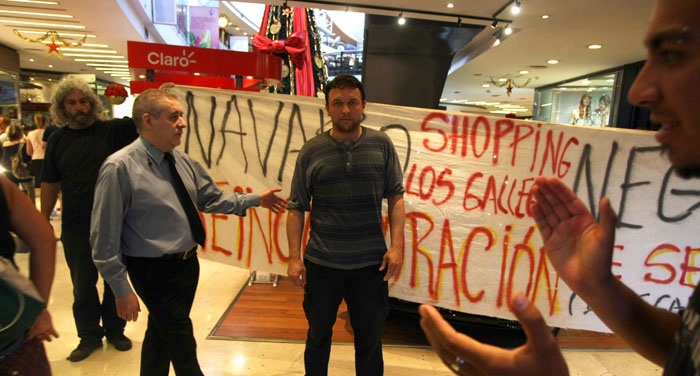 Protesta contra la “persecución sindical” en Los Gallegos