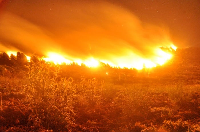 Sierra de los Padres: el incendio afecta a más de 200 hectáreas