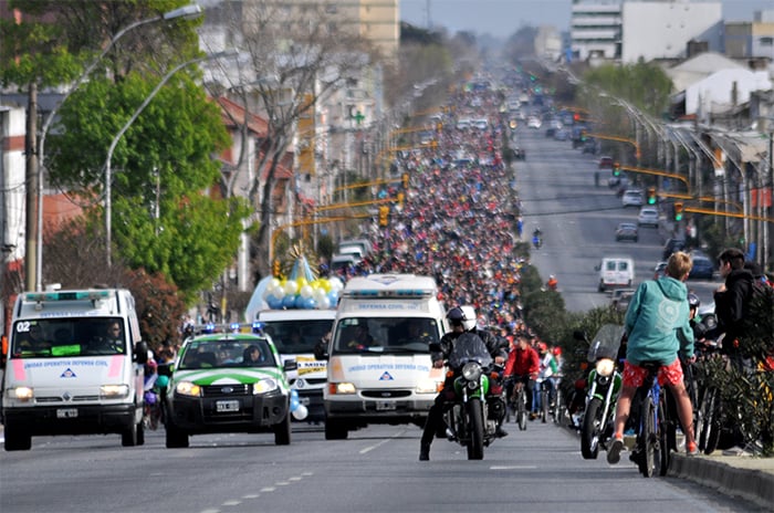 Una multitud pedaleó por Mar del Plata