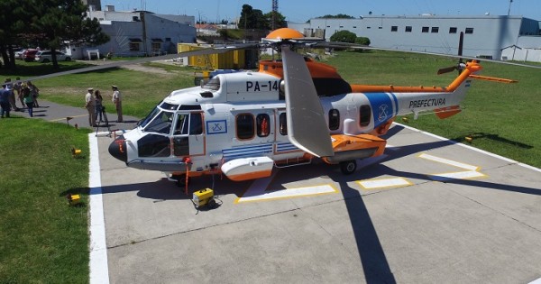 Prefectura incorporó un nuevo helicóptero para misiones de rescate