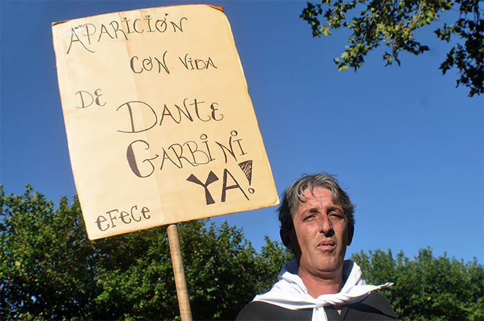 Convocan a una marcha por la desaparición de Dante Garbini