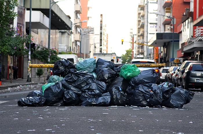 Arroyo, Moyano y la basura 