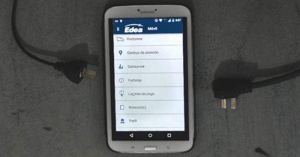 Edea lanzó una aplicación para controlar el consumo