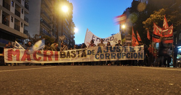 Contra el ajuste y la corrupción, exigieron “que Macri renuncie”
