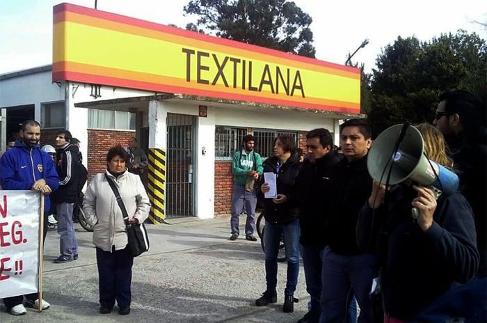 Textilana: tras la muerte de Todisco, “sigue el atropello”
