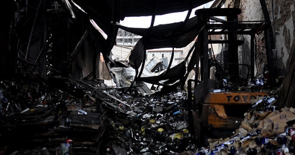 Incendio en Caromar: pericias, guardia y escombramiento