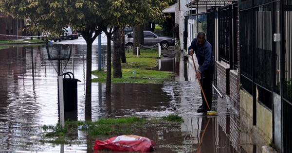 Fortunato de la Plaza: obras de desagüe contra las inundaciones