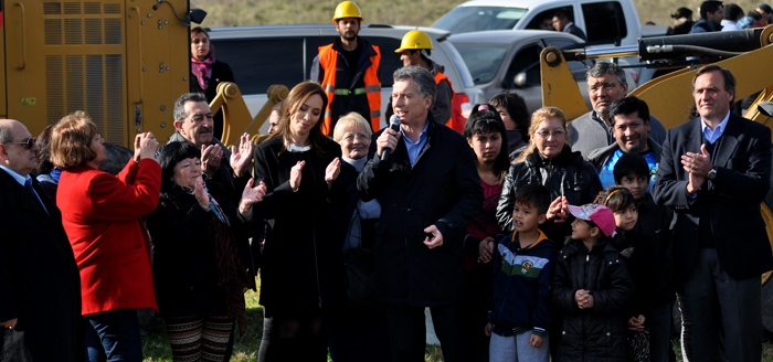 Macri: “Hay que usar la energía para construir, no para agredir”