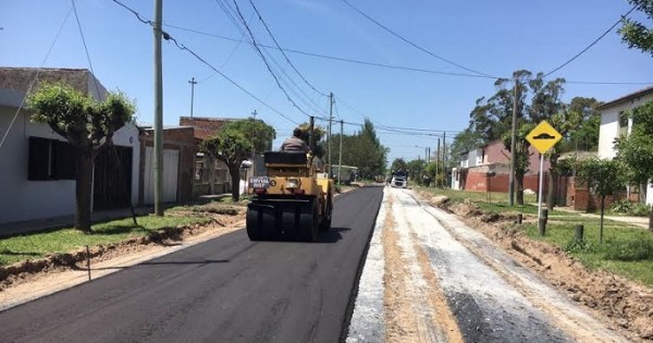 Belisario Roldán: comenzaron las obras de pavimentación
