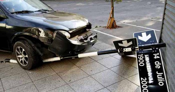 Taxista alcoholizado protagonizó un accidente de tránsito
