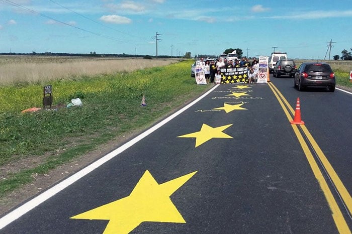 “Si cada familiar pintara una estrella, la Ruta 88 sería amarilla”