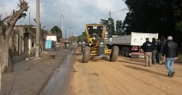 El Municipio arreglará las calles de barrios afectados por las lluvias