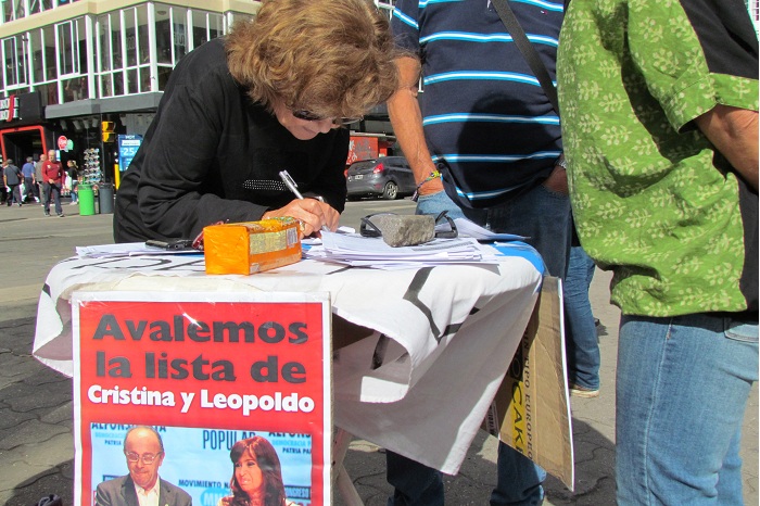 “Muchos marplatenses firmaron para avalar la lista de Cristina”