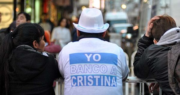 El acto de Cristina también se vivió en las calles
