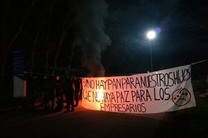 Protesta y bloqueo en la planta Pepsico de Mar del Plata