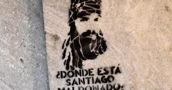 Marcha por Santiago Maldonado: “Lamentamos varias pintadas”
