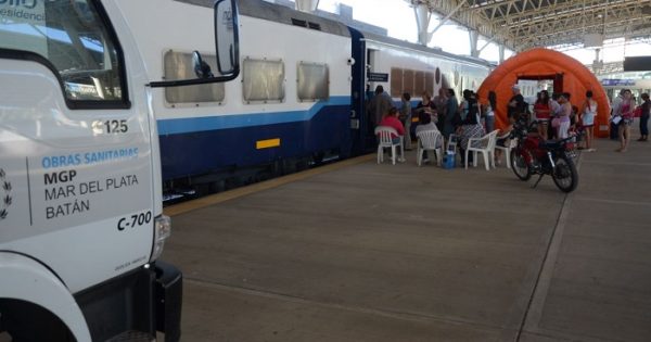 Este lunes llega el Tren Argentino 1 a Mar del Plata