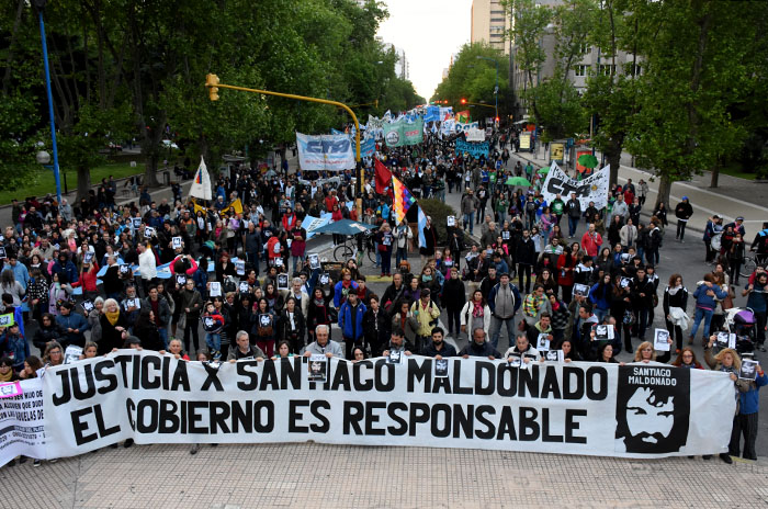 Santiago Maldonado: tres meses después, la ciudad pidió justicia