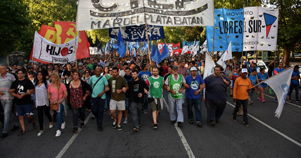 Reforma previsional: cortes, marchas y actos en Mar del Plata