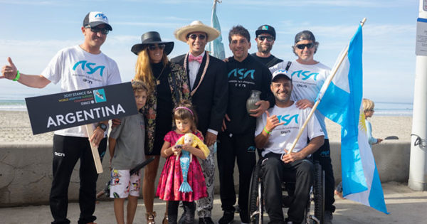 Surf adaptado: Argentina finalizó el mundial entre los mejores 15