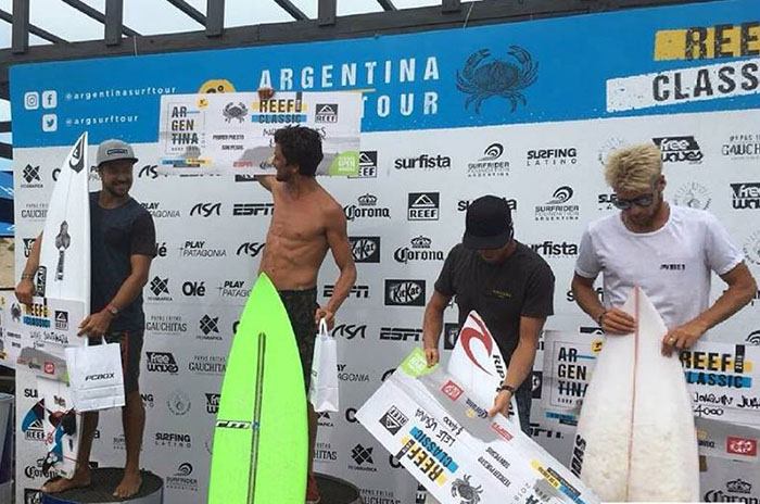Surf: Mariano Arreyes y Lucía Indurain, ganadores de la segunda