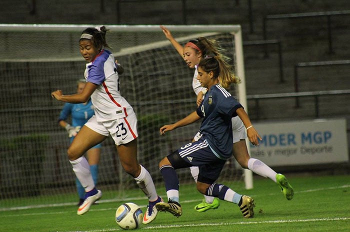 Fútbol femenino: cuadrangular internacional sub 17 en el Minella