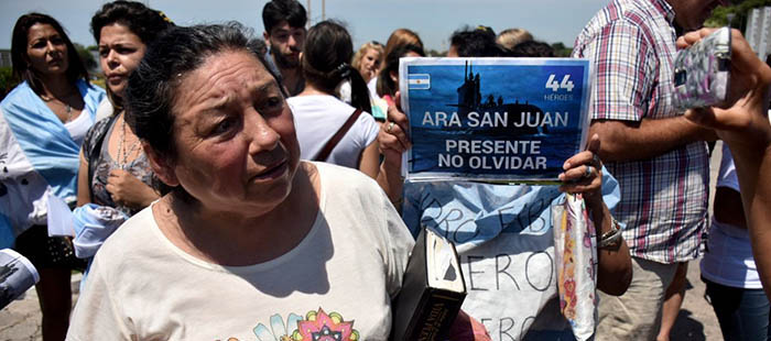 ARA San Juan: “Las fuerzas armadas están ocultando algo”
