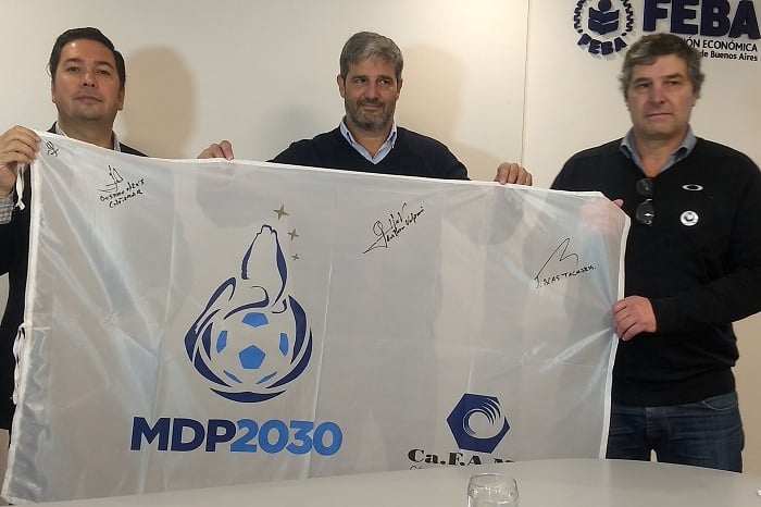 Ferreterías entregarán banderas con el isologotipo “MDP 2030”