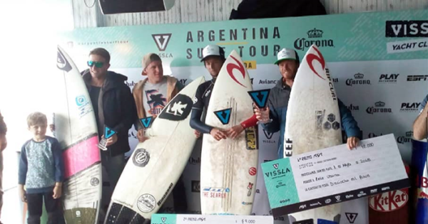 Argentina Surf Tour: Indurain y Usuna, los campeones de la cuarta
