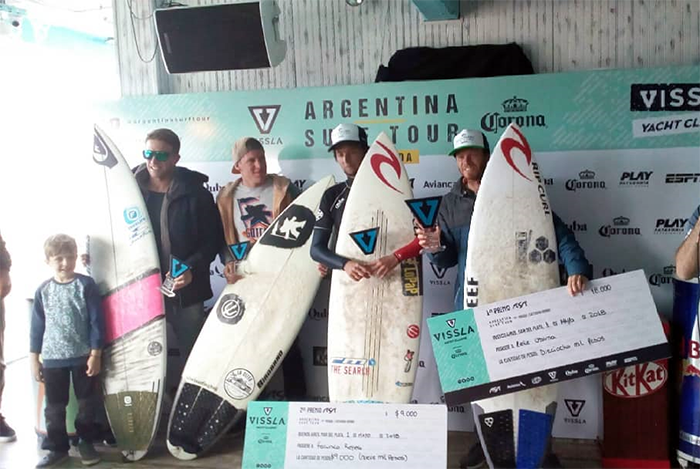 Argentina Surf Tour: Indurain y Usuna, los campeones de la cuarta