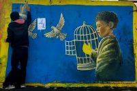 Pintura de murales, música en vivo y talleres, en el Envión Puerto 