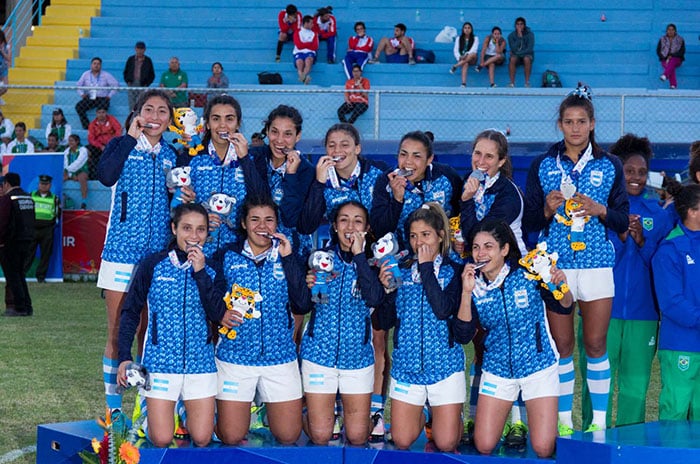 Odesur: Montero logró la medalla de plata en rugby femenino