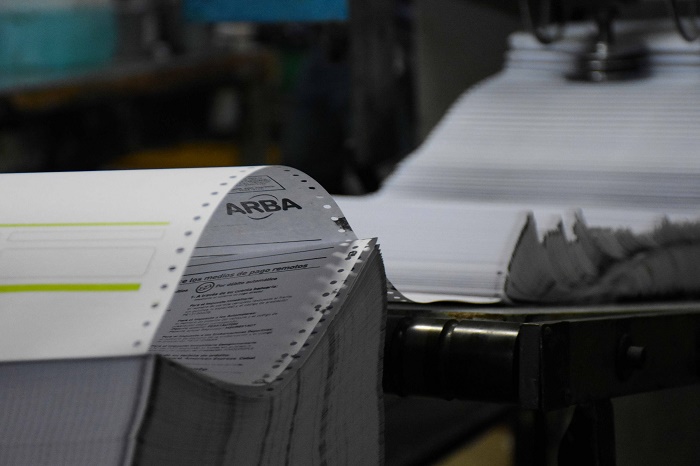 ARBA ya dejó de imprimir más de 3 millones de boletas