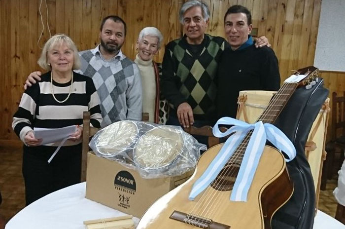 El IPA recibió donaciones de instrumentos musicales
