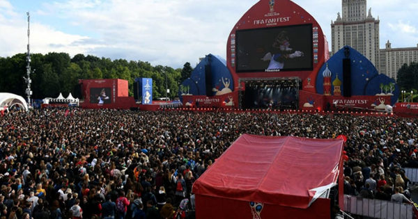 Rusia 2018: el Fan Fest, un refugio para los que no tienen entradas
