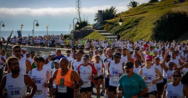 Con varios cambios 8500 personas corrieron el Maratón