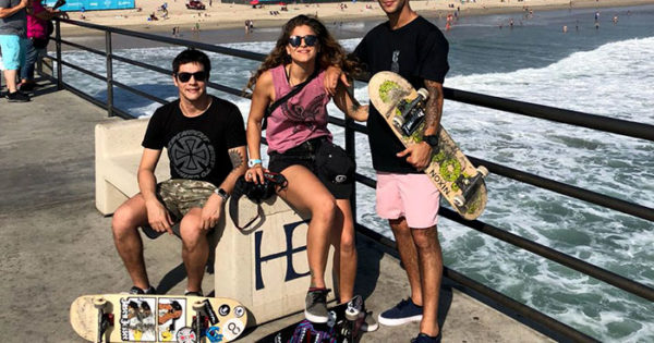 Skate: Mecu Videla y Sandro Moral compitieron en California