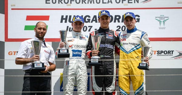Marcos Siebert sumó dos podios en Hungría