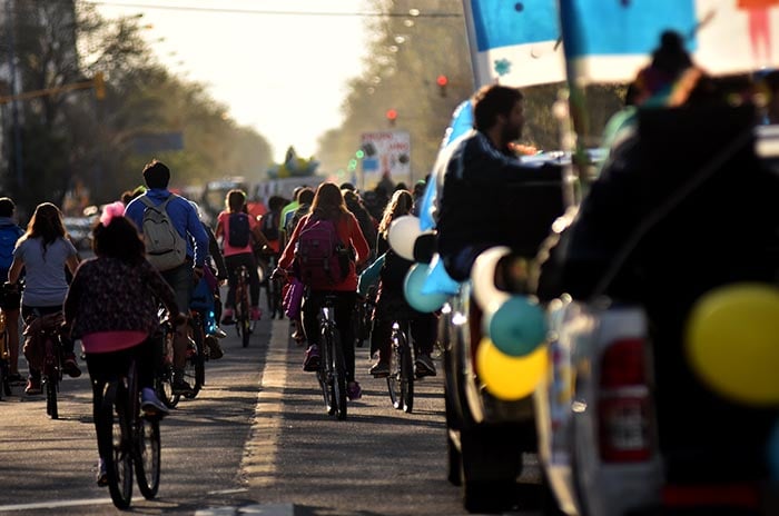La Caravana de la Primavera de Mar del Plata, con un mensaje de paz