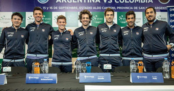 Copa Davis: el equipo argentino ya se entrena pensando en Colombia