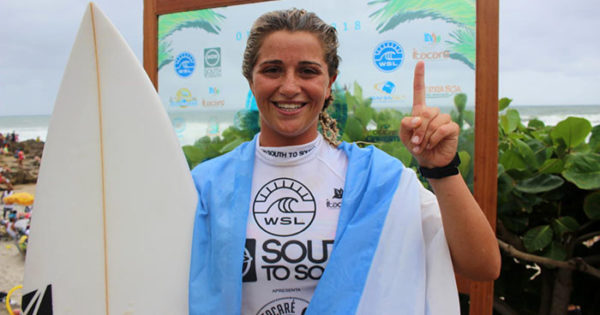 Josefina Ané cerró un gran año en la Liga Mundial de Surf