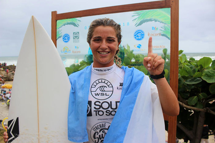 Josefina Ané cerró un gran año en la Liga Mundial de Surf