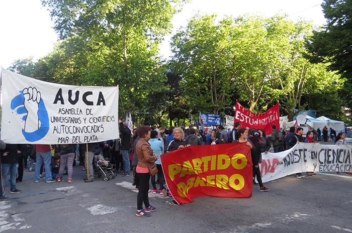La izquierda concentró en Mar del Plata contra el Presupuesto 2019