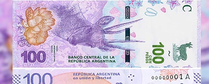Comienza a circular un nuevo billete de $100 con la imagen de un ciervo