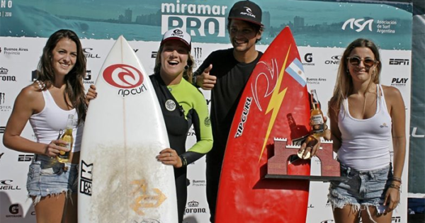 Surf: Facundo Arreyes y Cosoleto, campeones de la segunda fecha