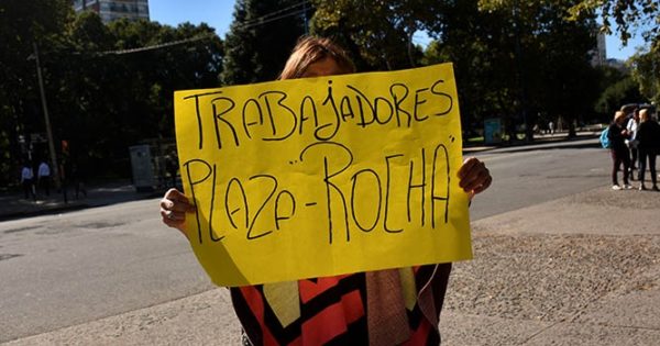 Plaza Rocha: “Arroyo nos obliga a tirar mantas”