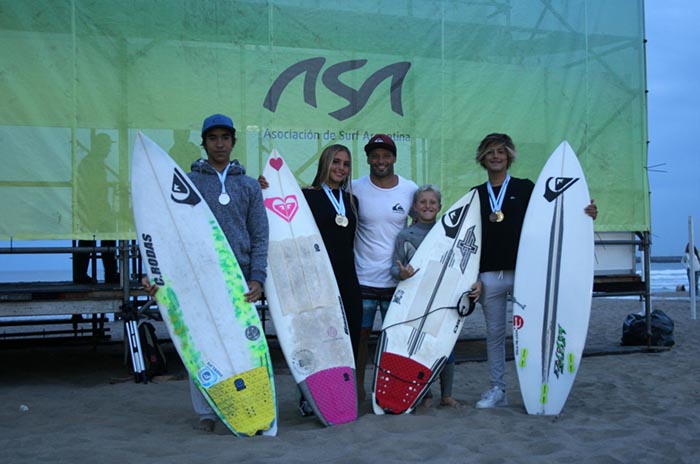 Finalizaron los Campeonatos Juniors de Surf en Mar del Plata