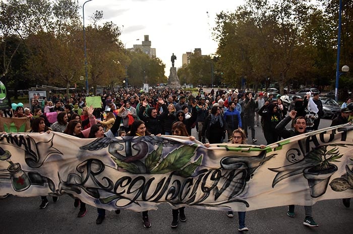 La “Marcha Mundial de la Marihuana”, también en Mar del Plata