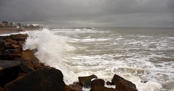 Rige un alerta “naranja” por viento en Mar del Plata: se esperan ráfagas de 90 km/h