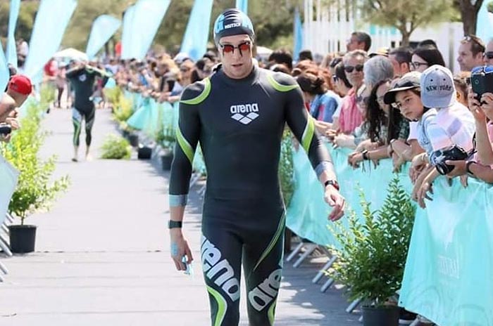 Ivo Cassini finalizó décimo en la Maratón de Aguas Abiertas de Portugal
